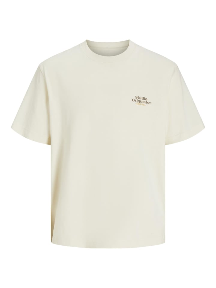 

Футболка JACK & JONES Junior, античный белый