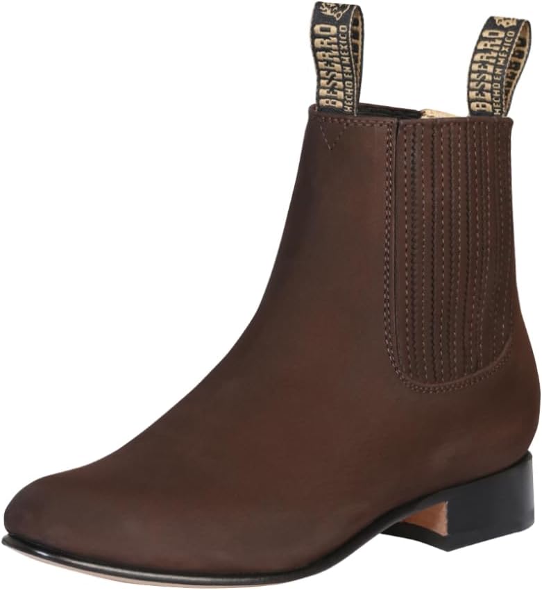 

Мужские ботинки Ботин Чарро El Besserro, натуральная кожа, сапоги чарро, сапоги мариачи Generic, Tabaco Nobuck