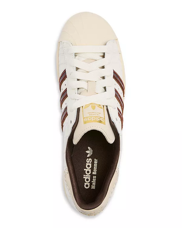 Мужские кроссовки Superstar Adidas X Wales Bonner, белый — фото 2