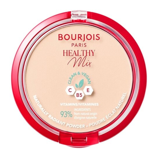 

Веганская матирующая пудра № 01 цвета слоновой кости, 11 г Bourjois, Healthy Mix Clean