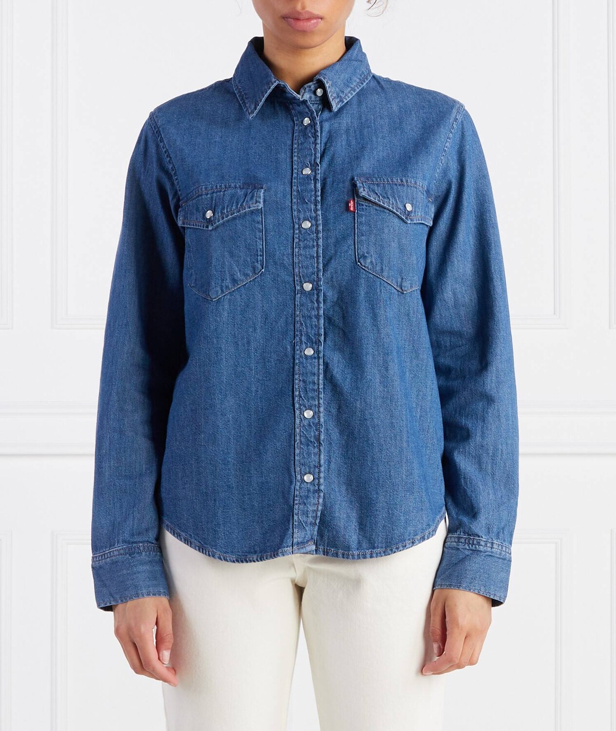 

Рубашка Levi's ICONIC WESTERN GOING STEADY 5 Regular Fit, темно-синий