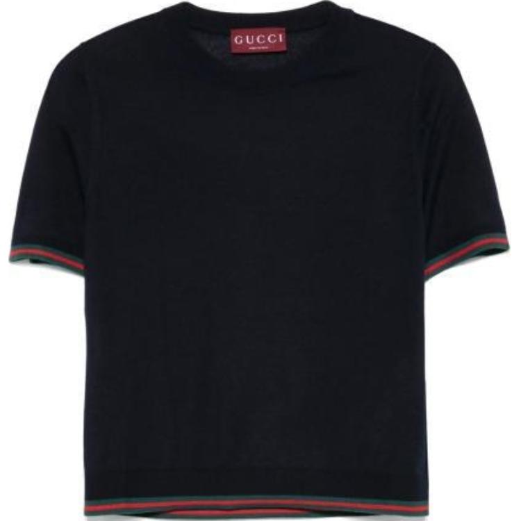 

Топ из тонкой вязки GUCCI, синий