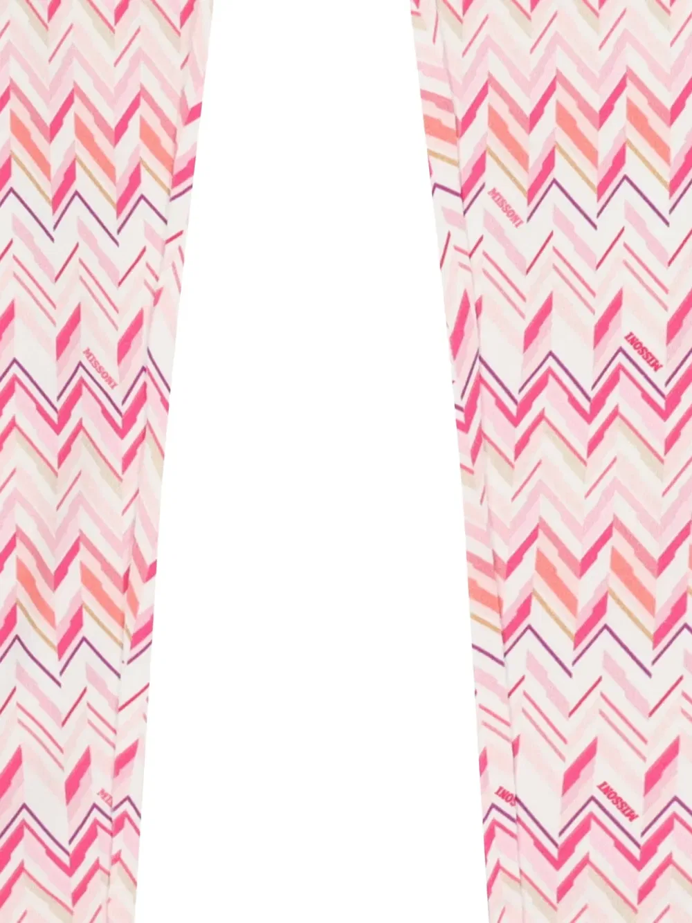 Леггинсы с шевронным узором Missoni Kids, розовый — фото 3