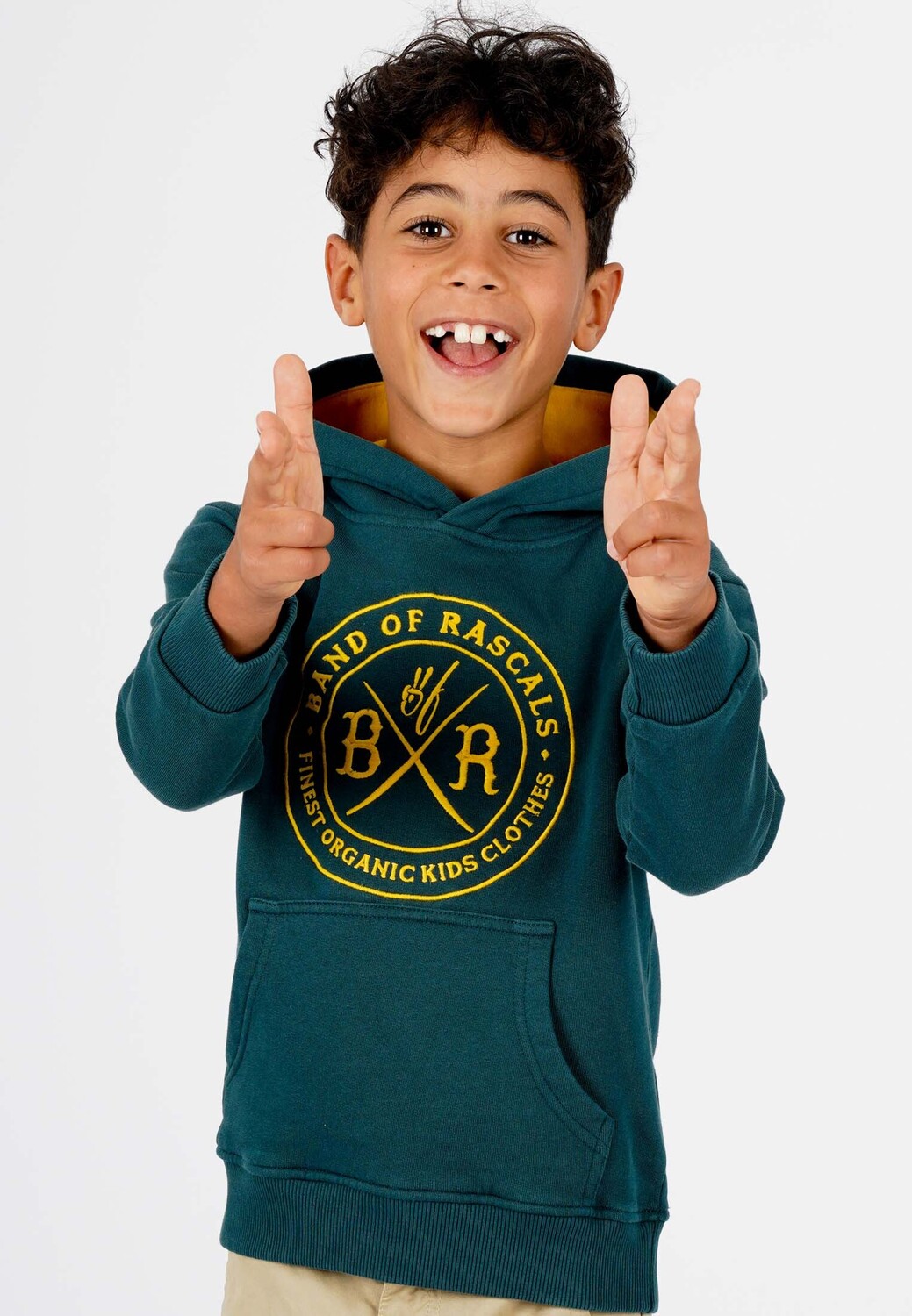 

Пуловер Band of Rascals Kapuzen Circle, цвет racing green
