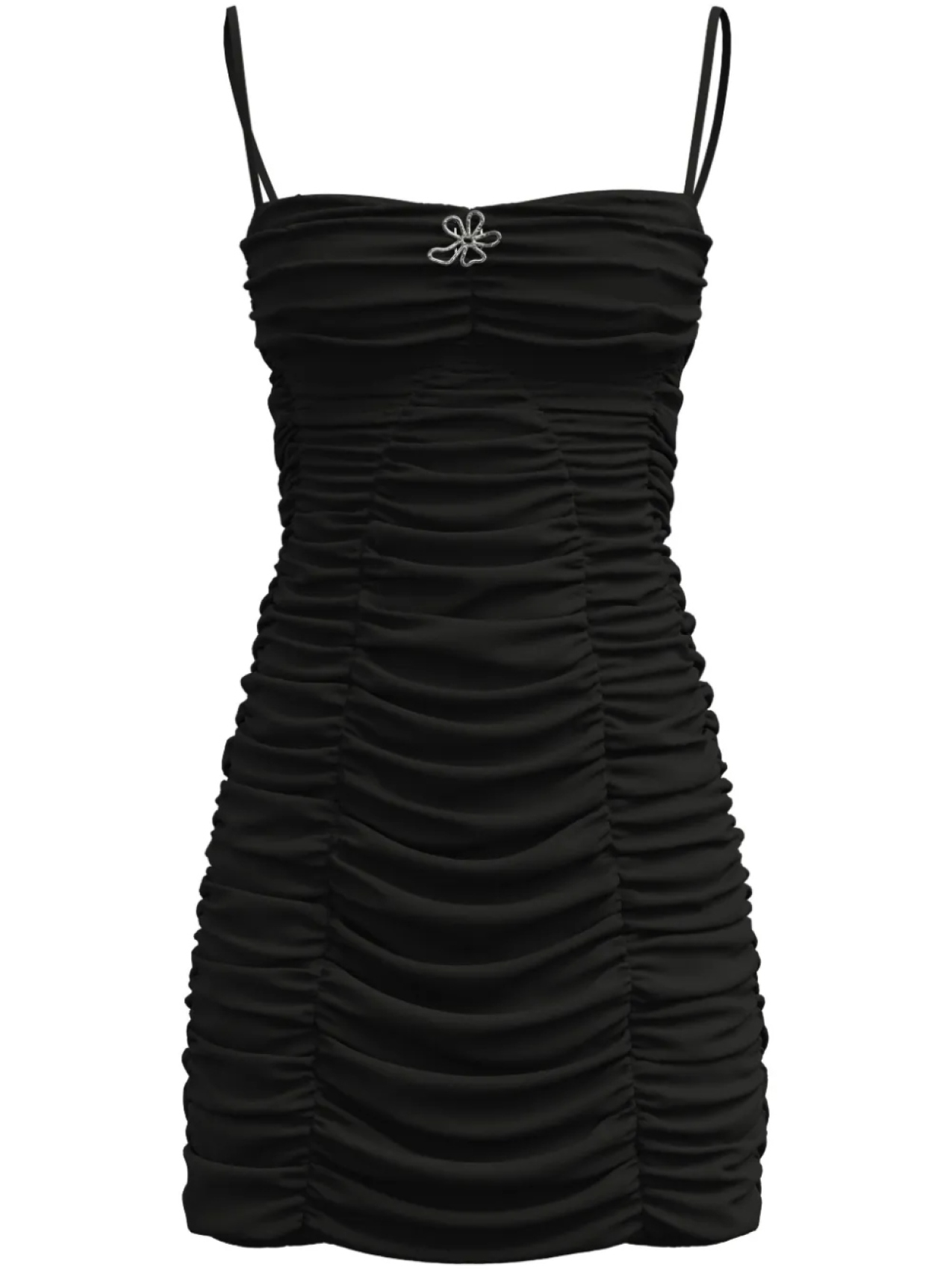 

Платье мини Elena со сборками Maccapani, черный