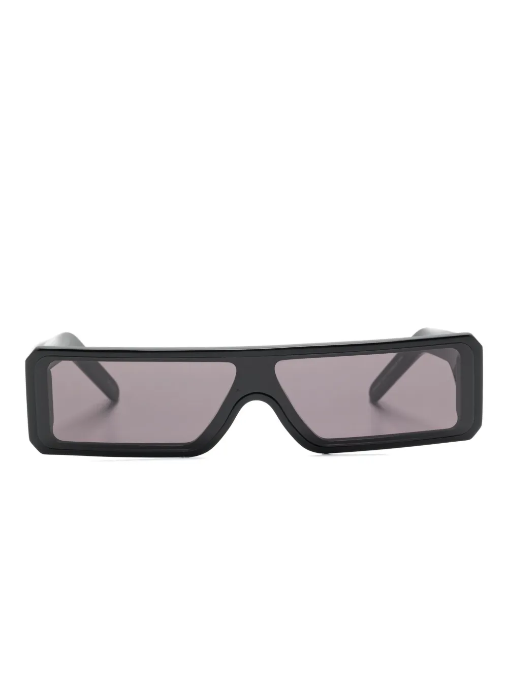 

Солнцезащитные очки в прямоугольной оправе Rick Owens, черный