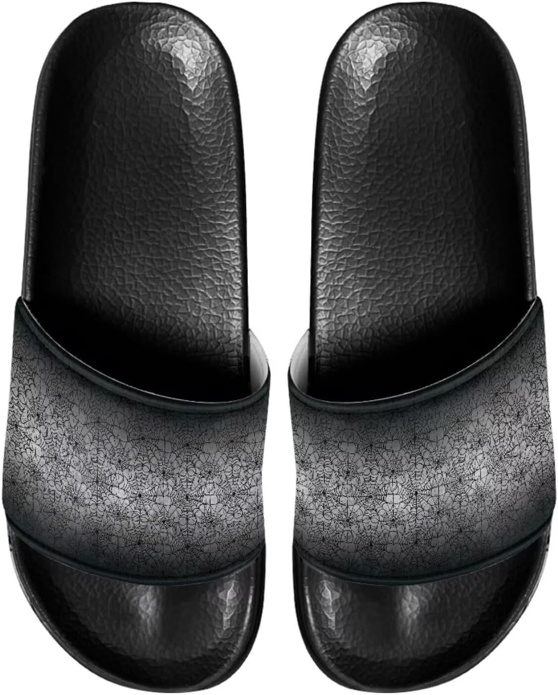 

Сандалии-шлепанцы для мужчин и женщин, с открытым носком, удобные пляжные шлепанцы на плоской подошве Judentidos, Cobweb Halloween Spider Web