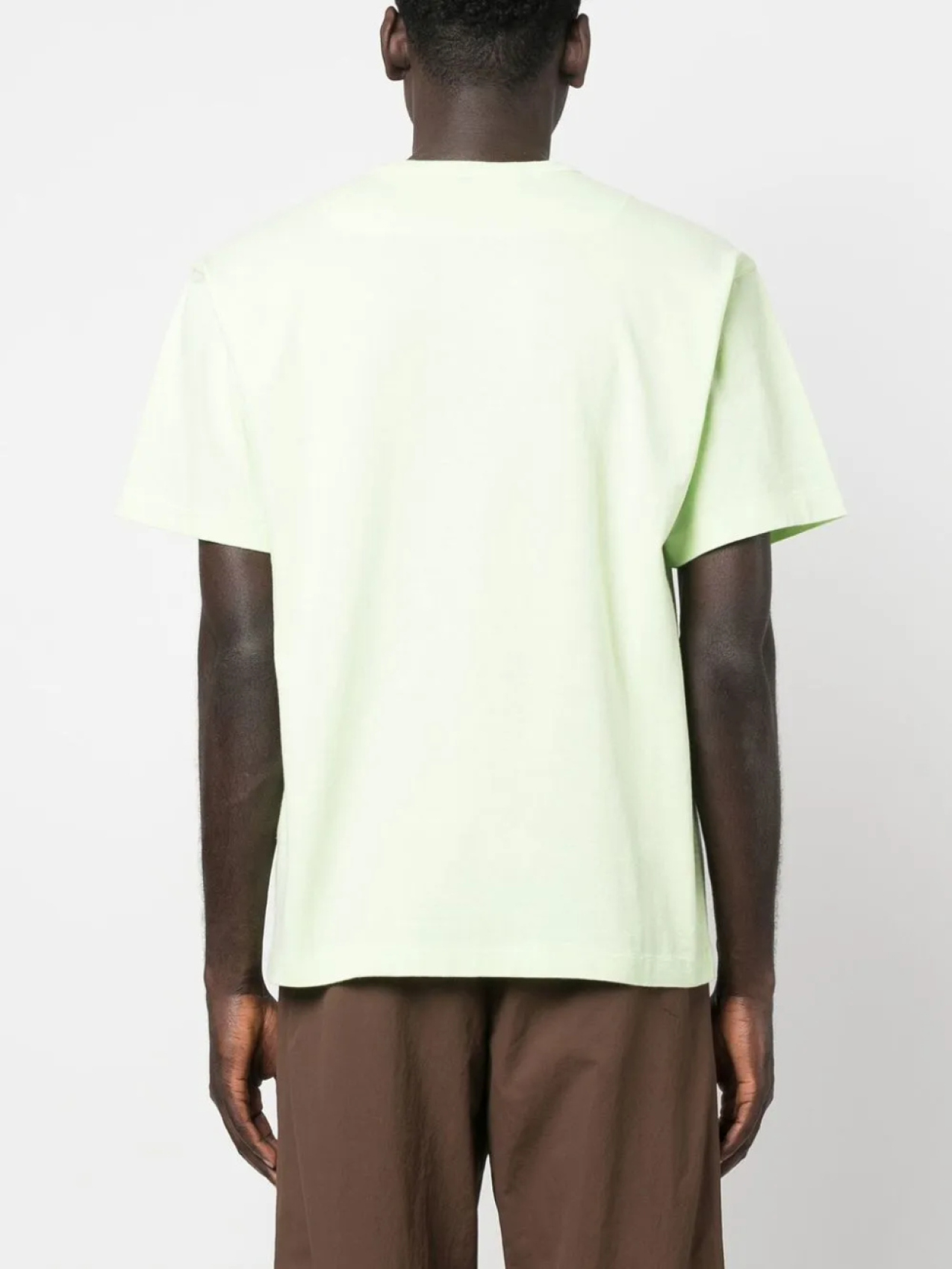 Stone Island футболка с вышитым логотипом, зеленый — фото 4