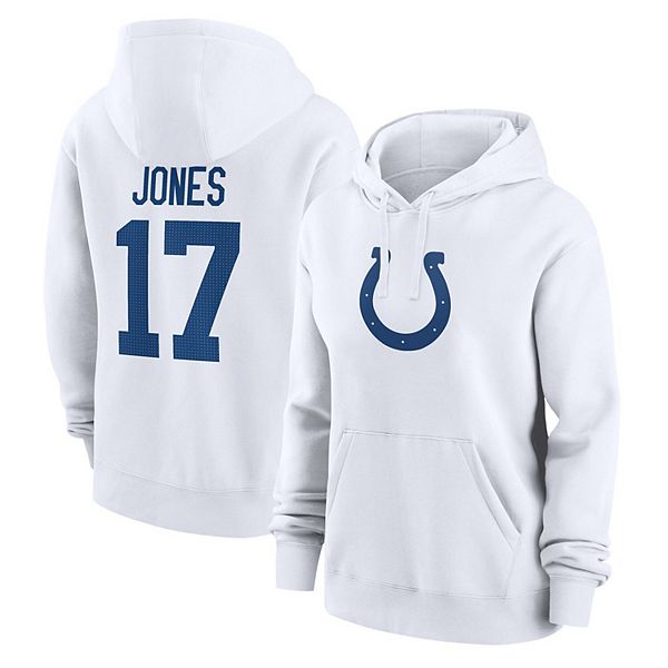 Толстовка с капюшоном Women's Daniel Jones White Indianapolis Colts Nike