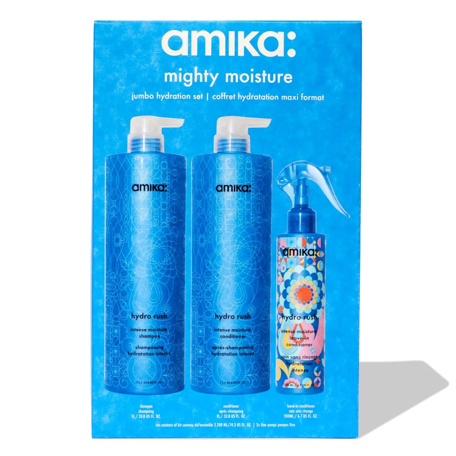 Набор для интенсивного увлажнения amika Mighty Moisture Jumbo Hydration Set — фото 2