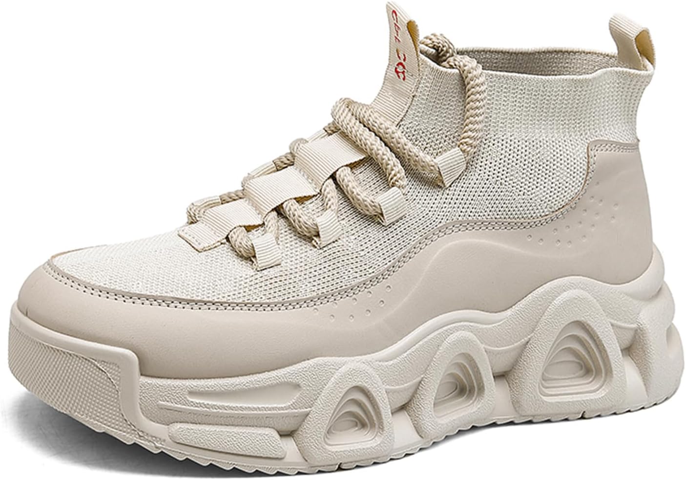 

Мужские кроссовки GSIGUL для бега, тенниса и прогулок, модные кеды, дышащие спортивные обувь для мужчин, бежевый