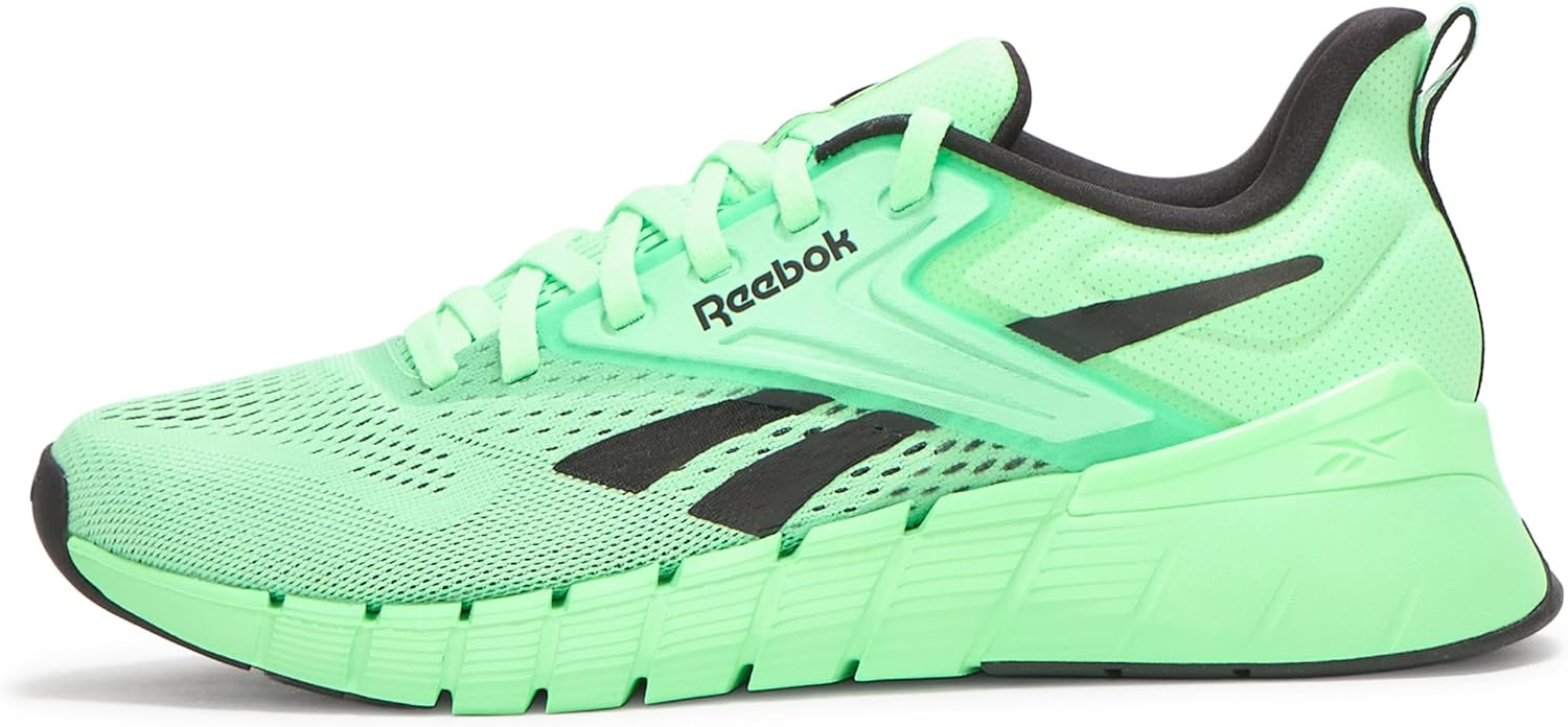 Мужские кроссовки Reebok Nano для тренировок, черный/зеленый — фото 2