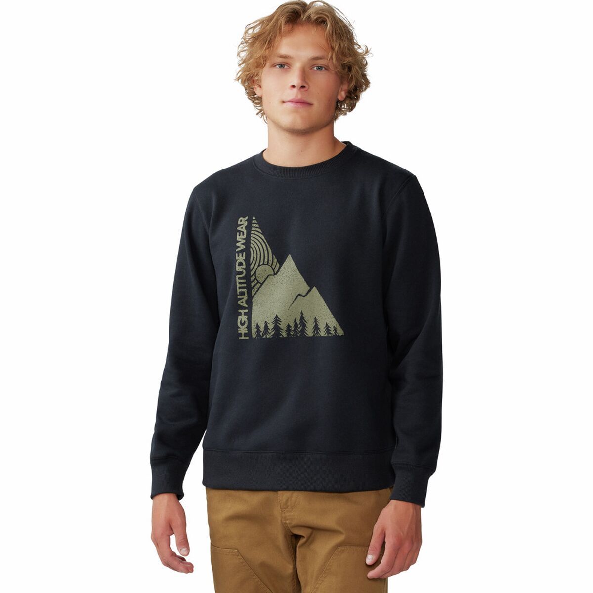 

Джемпер с круглым вырезом Jagged peak Mountain Hardwear, черный