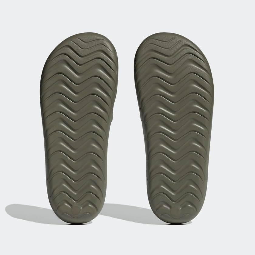 Шлепанцы Adidas Adicane унисекс для взрослых, оливковый — фото 3