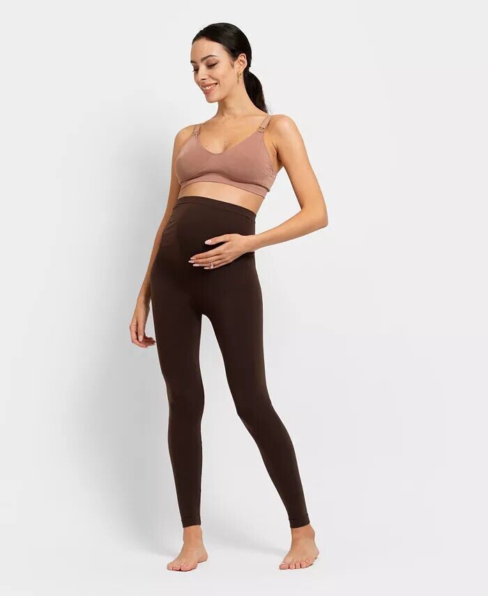 

Женские леггинсы Over Bump Seraphine, коричневый