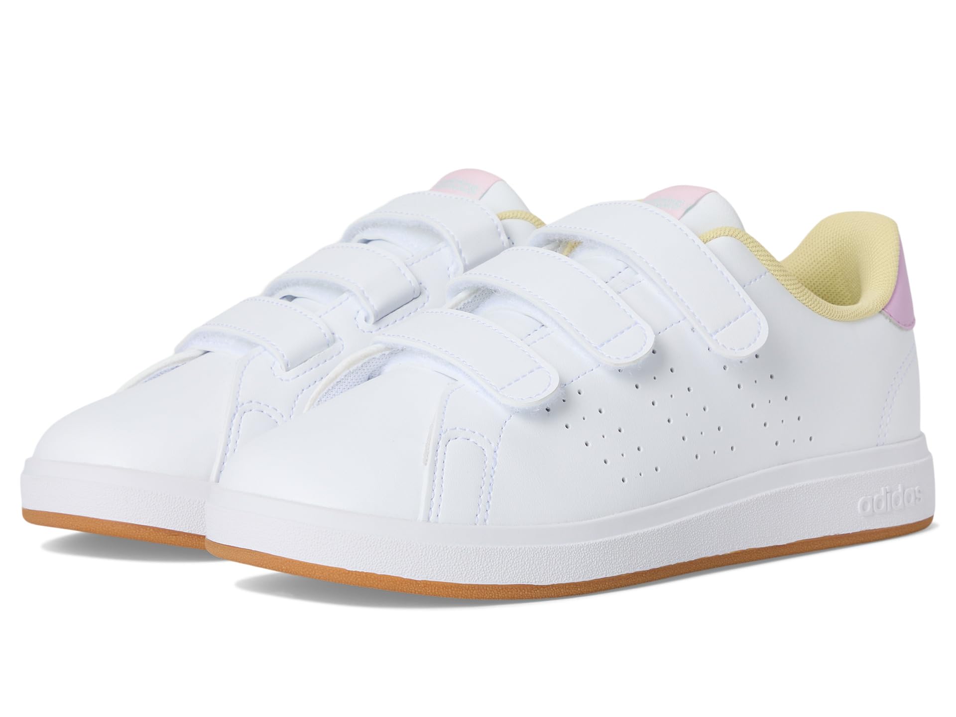 

Кроссовки Adidas Kids Advantage Base 2.0 Sportswear Shoes, White/Bliss Lilac/Clear Pink