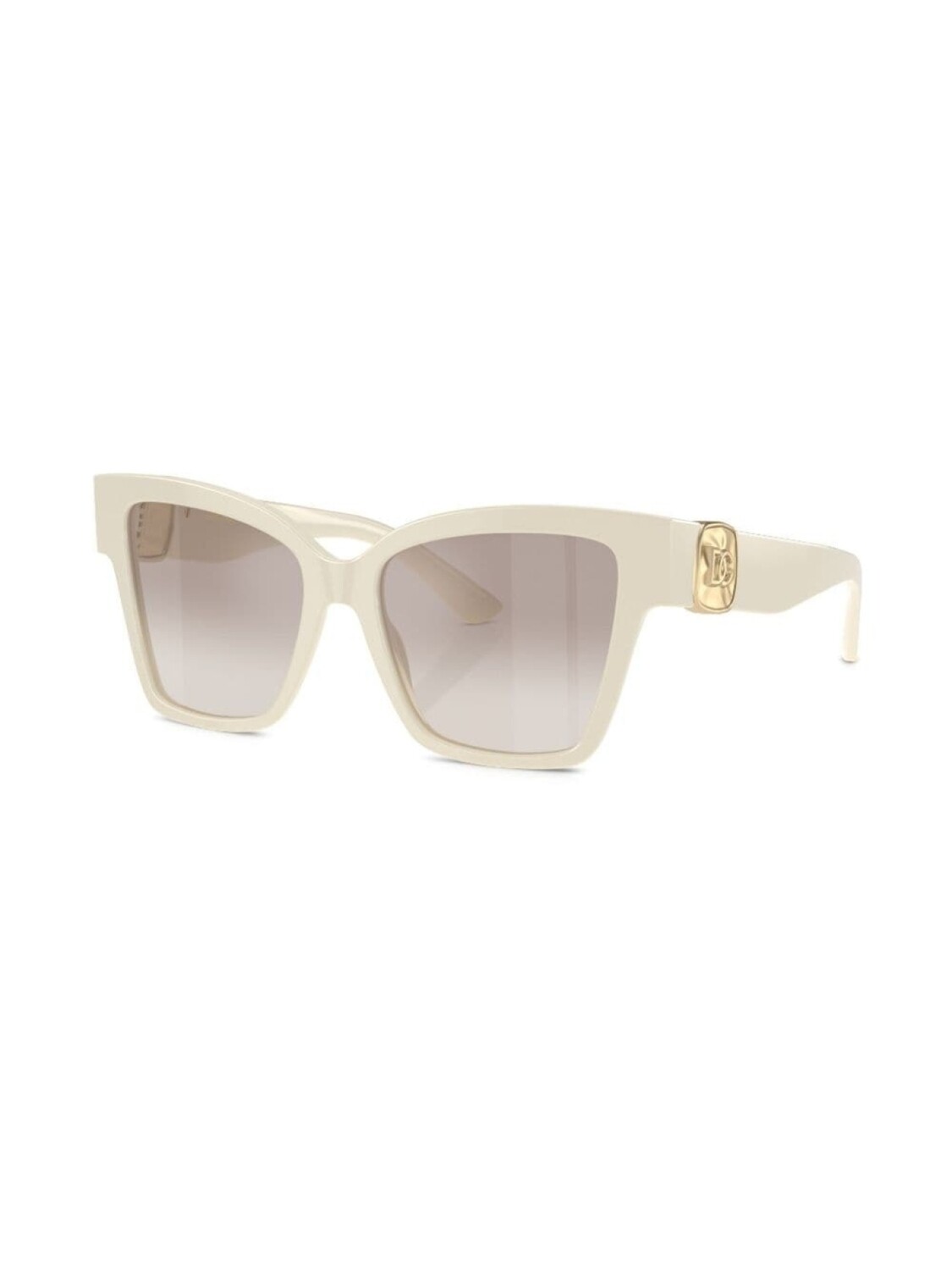 Dolce & Gabbana Eyewear солнцезащитные очки Precious в квадратной оправе, нейтральный цвет — фото 2
