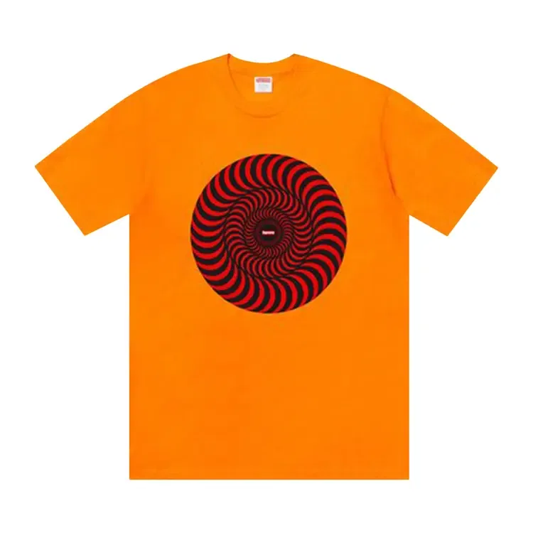 Футболка Supreme x Spitfire Classic Swirl, оранжевый