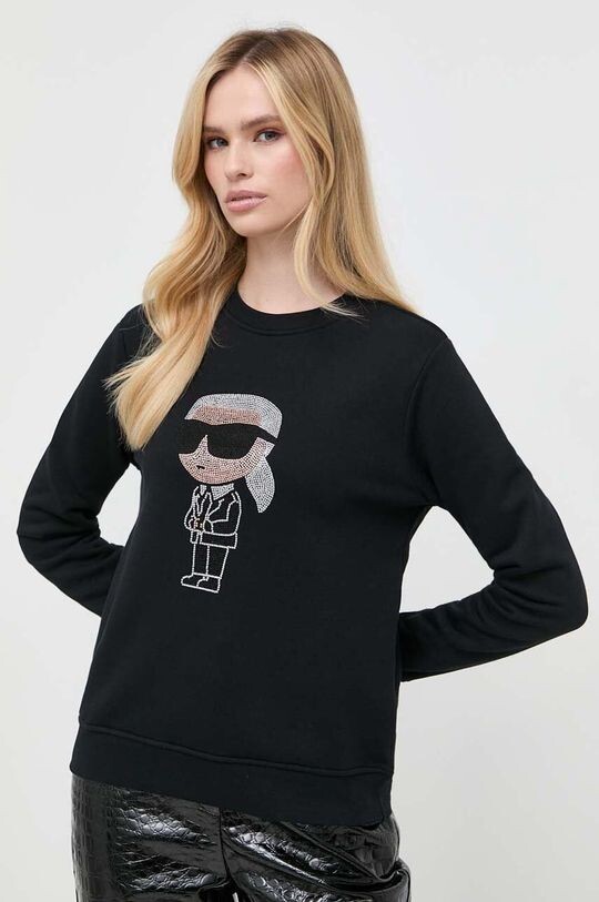 

Толстовка Карла Лагерфельда Karl Lagerfeld, черный