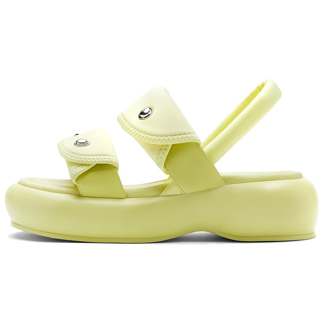 NINE WEST Женские сандалии на одной застежке желтые, цвет Yellow
