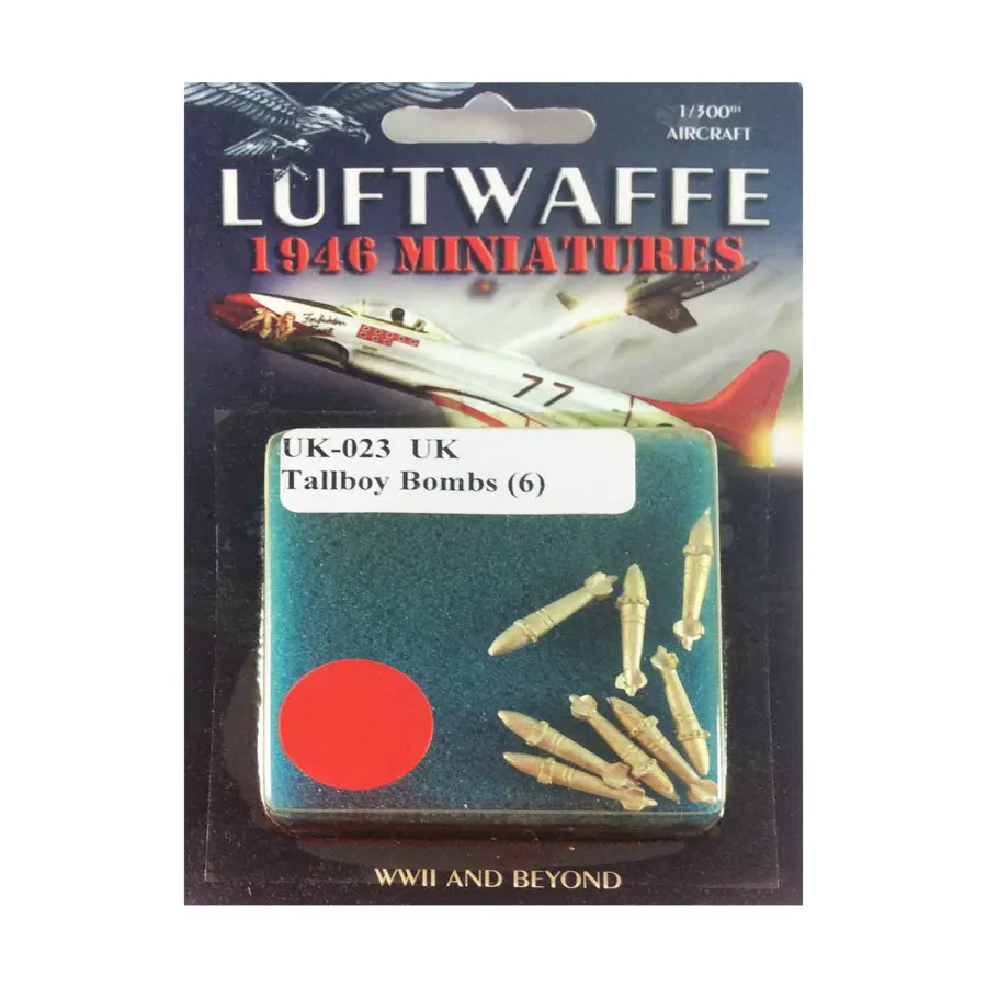 

Таллбой Бомба, Luftwaffe 1946 Miniatures - United Kingdom (1:300)