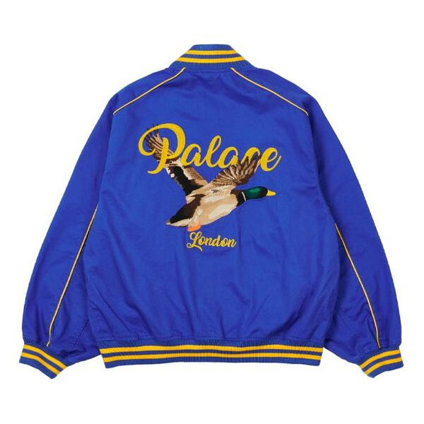 

Куртка PALACE Unisex Letter Printing Jacket Coat Blue, синий