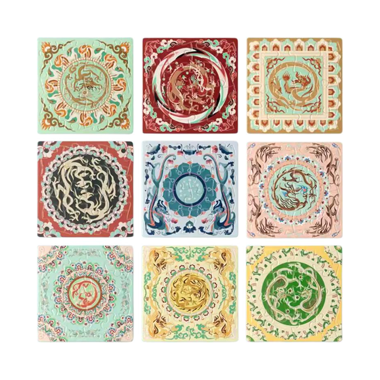 

3D JP Dunhuang Research Institute прозрачный магнитный пазл мистери бокс один мистери бокс/полный бокс 8 шт 3D-JP