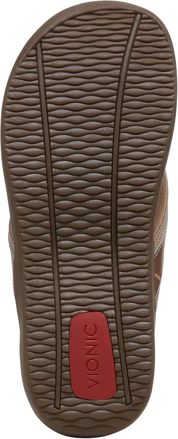Мужские кожаные текстильные сандалии Vionic Tide 544MTIDE, 2-Camouflage Leather — фото 3