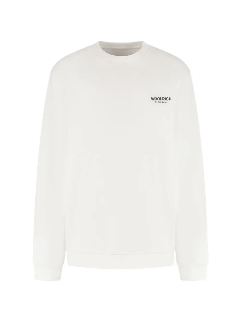 Свитшот с логотипом Woolrich Kids, белый