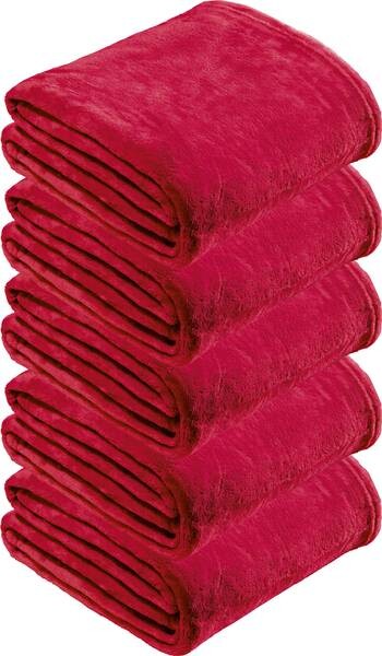 

Флисовое одеяло REDBEST 5er-Pack 204847, 150x1x200 см, красный