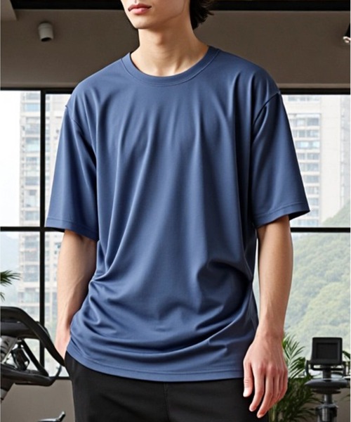 

Футболка с коротким рукавом United Athle, Dry Smooth, плотность 122 г, серо-голубой