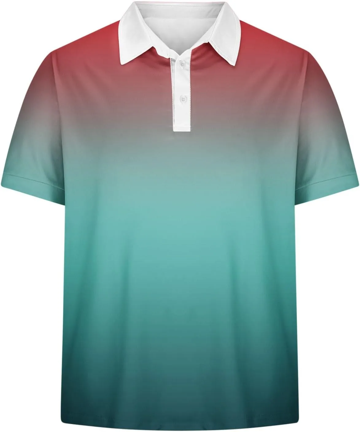 Мужская футболка с коротким рукавом Gradient Color для тренировок и тенниса — фото 3