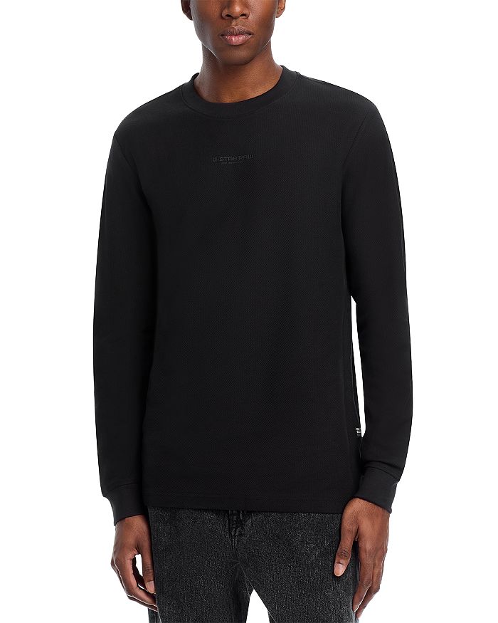 

Футболка с длинным рукавом и логотипом Tweeter Regular Fit G-STAR RAW, черный