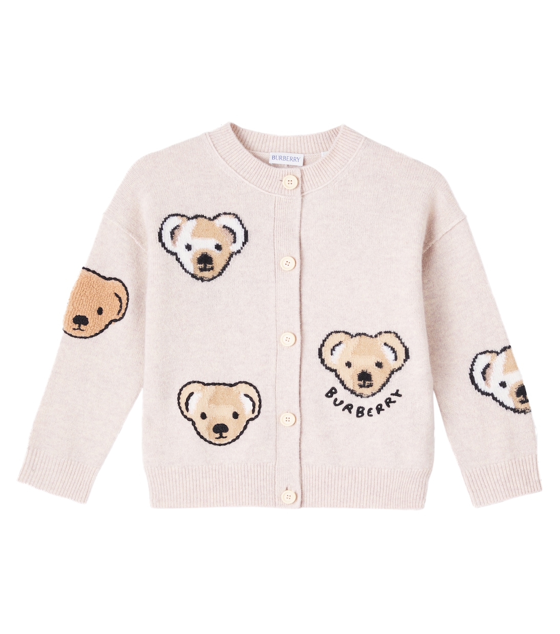 

Кардиган из шерсти Thomas Bear Burberry Kids, Barley