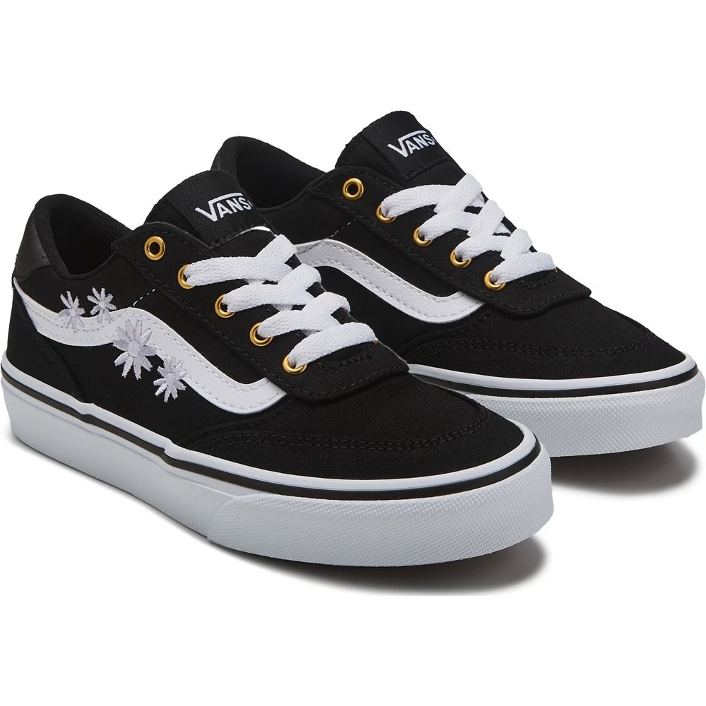 

Детские кеды низкие Brooklyn для маленьких/больших детей Vans, black/embroidery