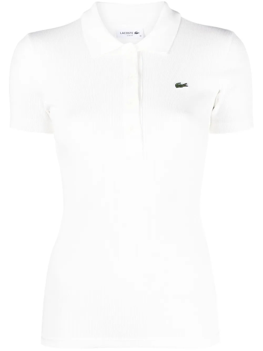 

Рубашка поло с нашивкой-логотипом Lacoste, белый