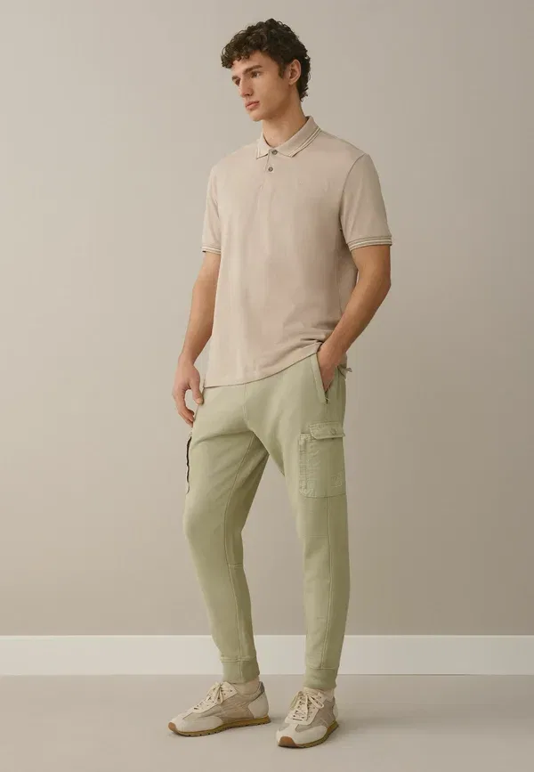 Брюки карго Slim fit utility loopback slim joggers Next, цвет шалфейно-зеленый — фото 3