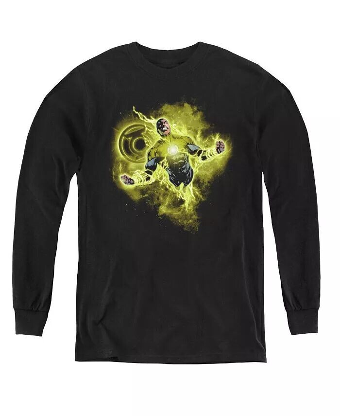 

Свитшоты с длинным рукавом Lantern Nebula для мальчиков и девочек Green Lantern, черный