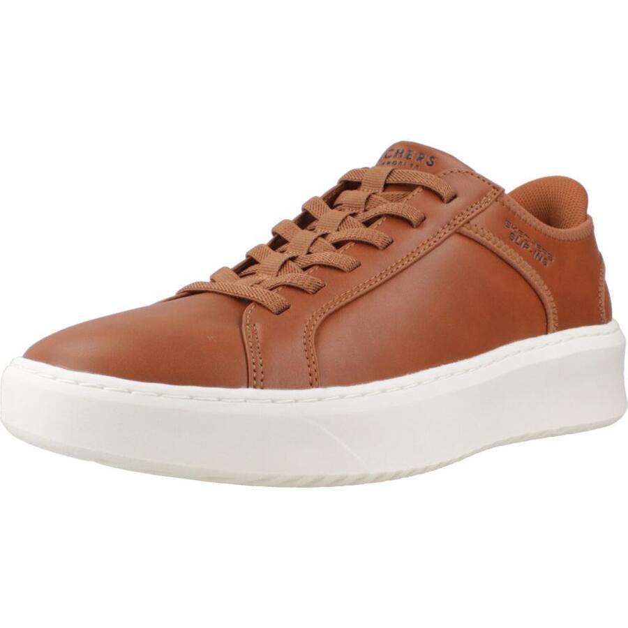 

Кроссовки Skechers модель Court Break Slip-ins цвет коричневый