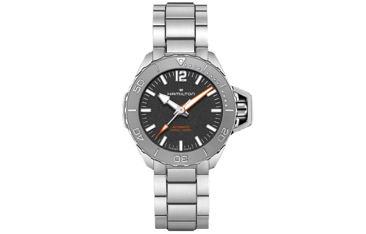 

Hamilton Часы Automatic Mechanical Movement Unisex Watch 41mm Black Dial Stainless Steel Case Stainless Steel Strap, Black Dial