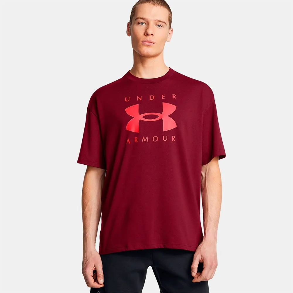 

Футболка Under Armour Heavyweight Oversized Branded, красный