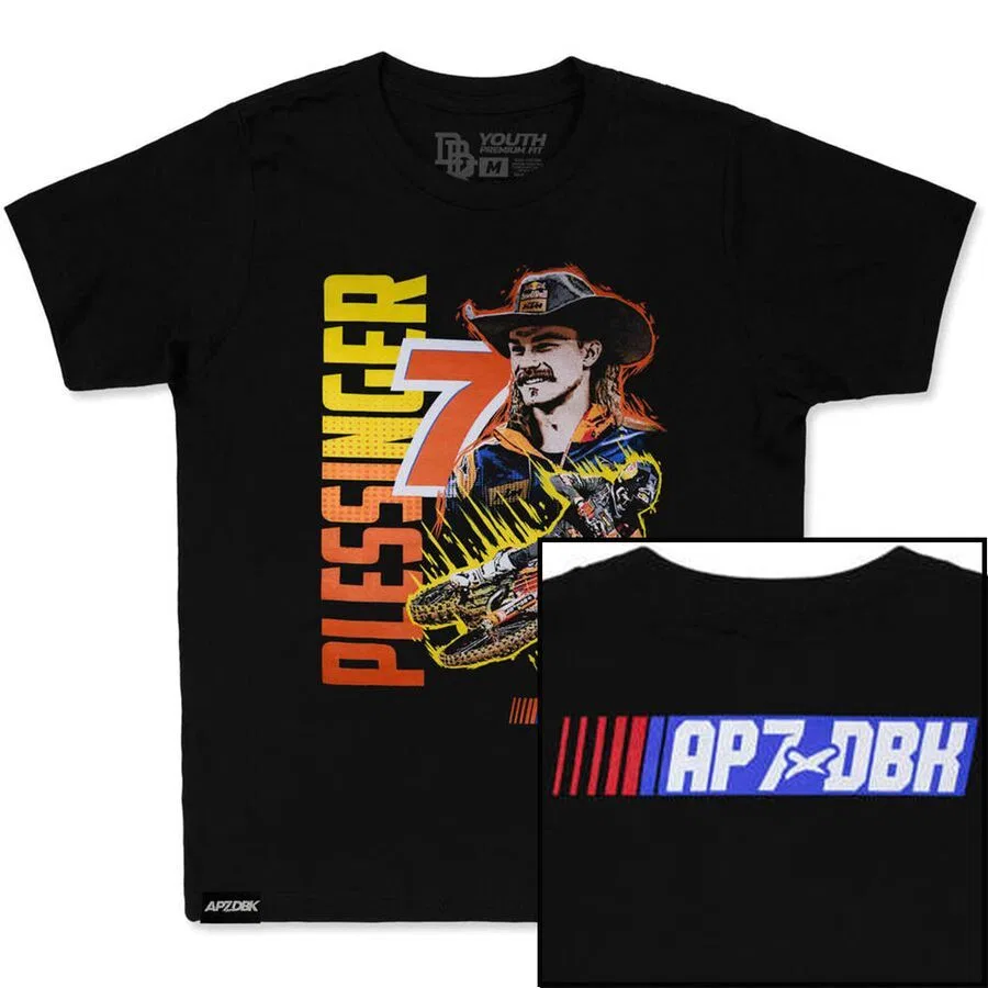 Детская футболка для спидвея Dirt Bike Kidz, Black