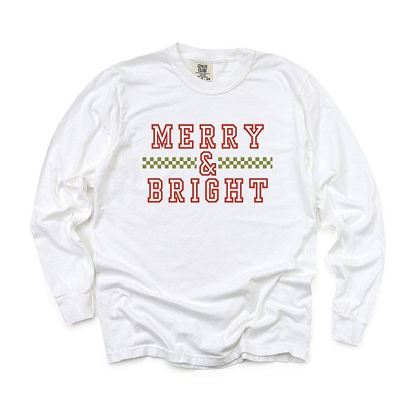 

Футболка с длинным рукавом в клетку Merry and Bright Simply Sage Market
