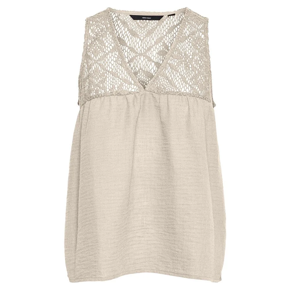 

Блуза Vero Moda Chris, бежевый
