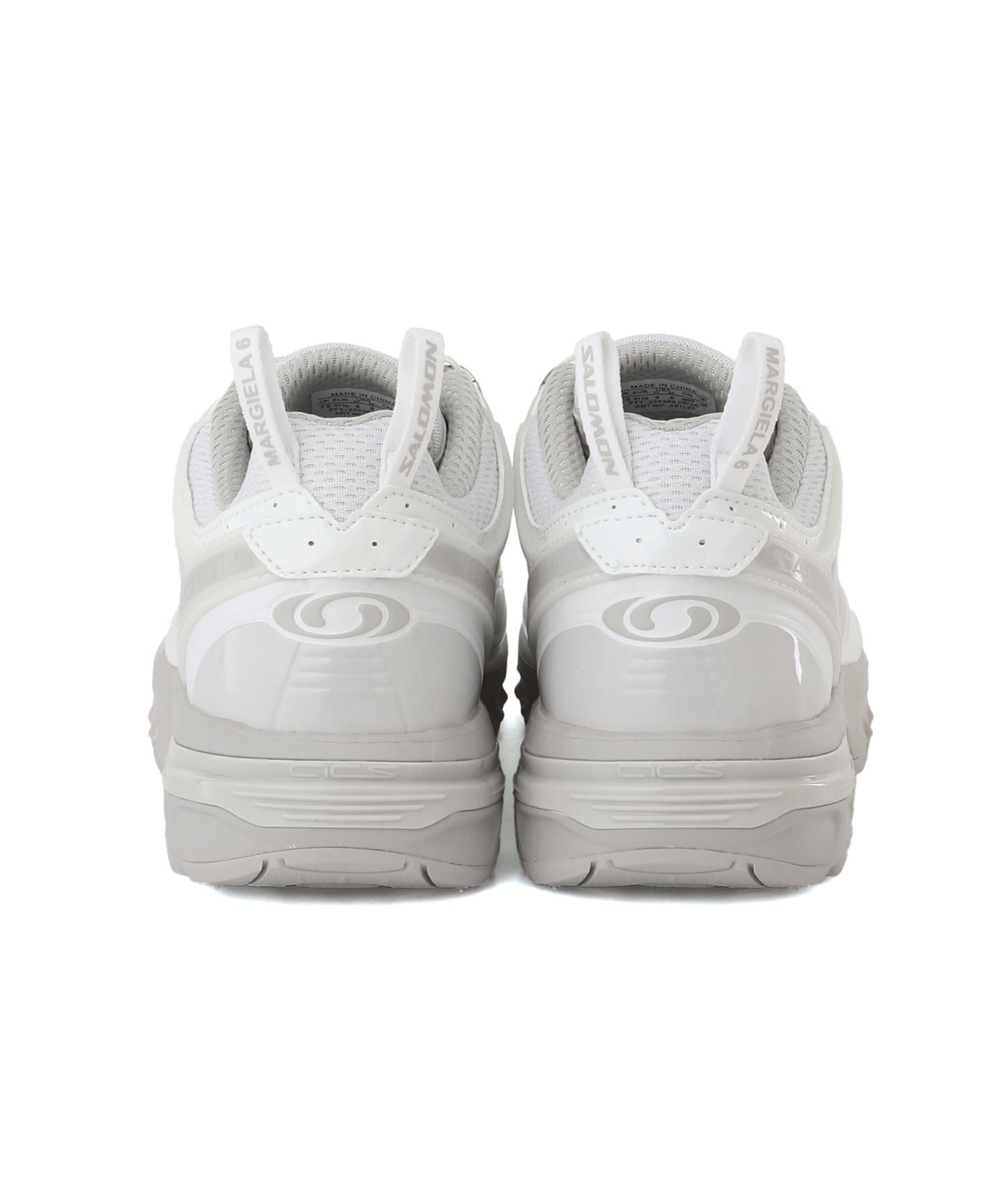 Кроссовки MM6 x Salomon Mm6 Maison Margiela, White/White/Lunar Rock — фото 3