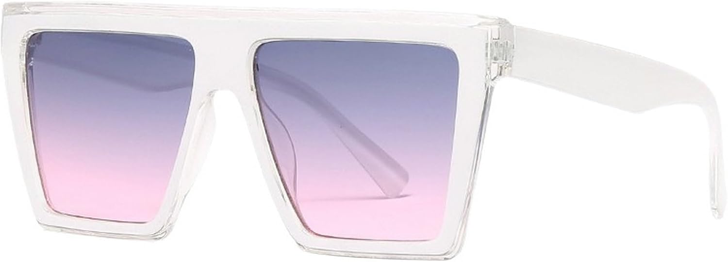 

Крупные квадратные солнцезащитные очки для женщин и мужчин, модные солнцезащитные очки с градиентным переходом цвета, защита от УФ-излучения, ретро-очки для женщин mincl, C5