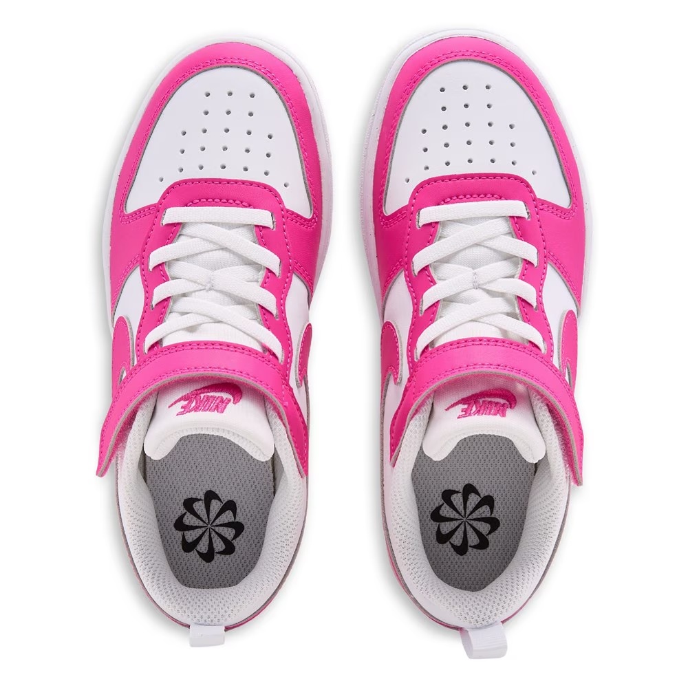 Детские кроссовки Nike Court Borough Recraft Low Top для маленьких детей, pink/white — фото 4
