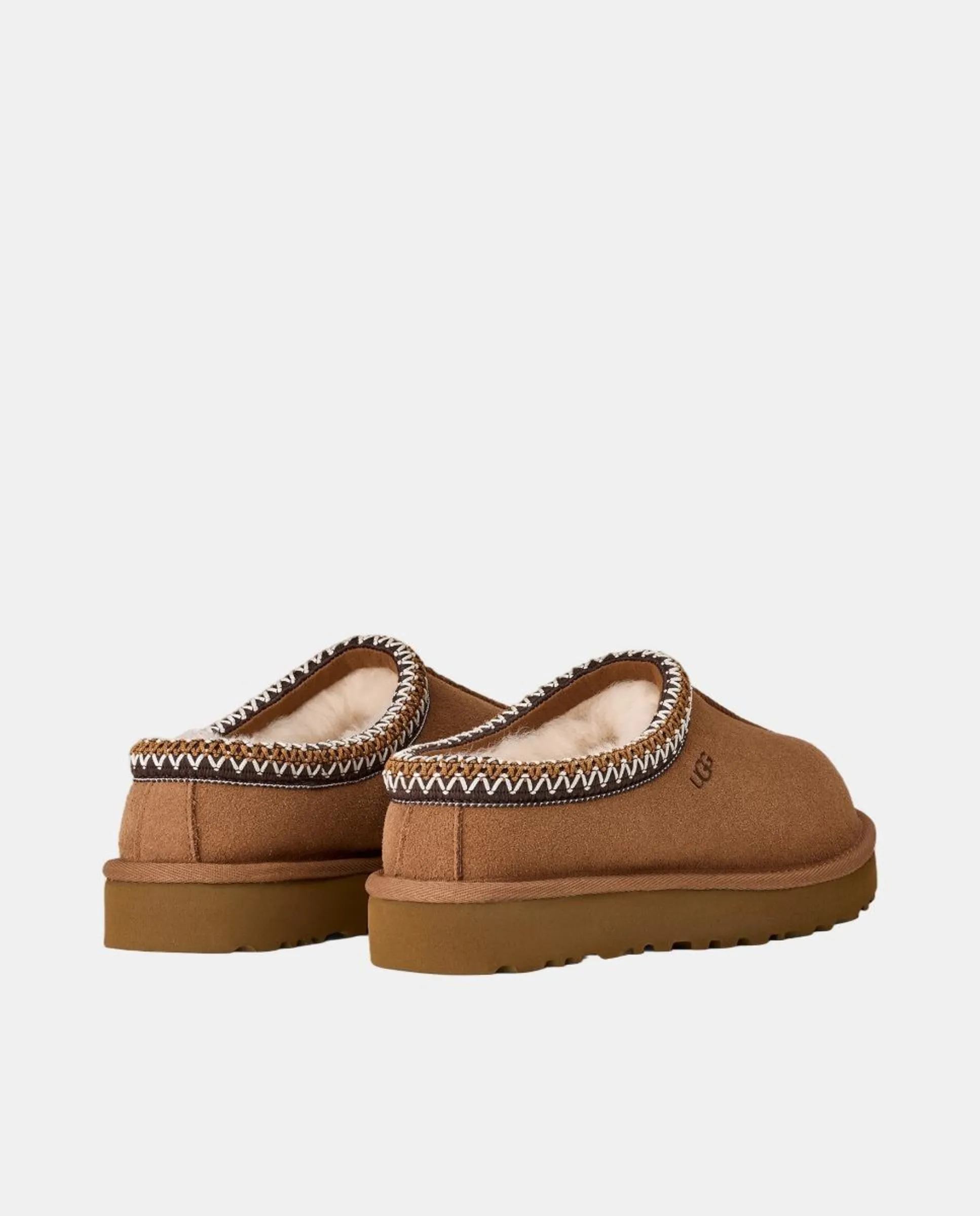 Женский сабо TASMAN II из кожи с меховой подкладкой Ugg, коричневый — фото 4