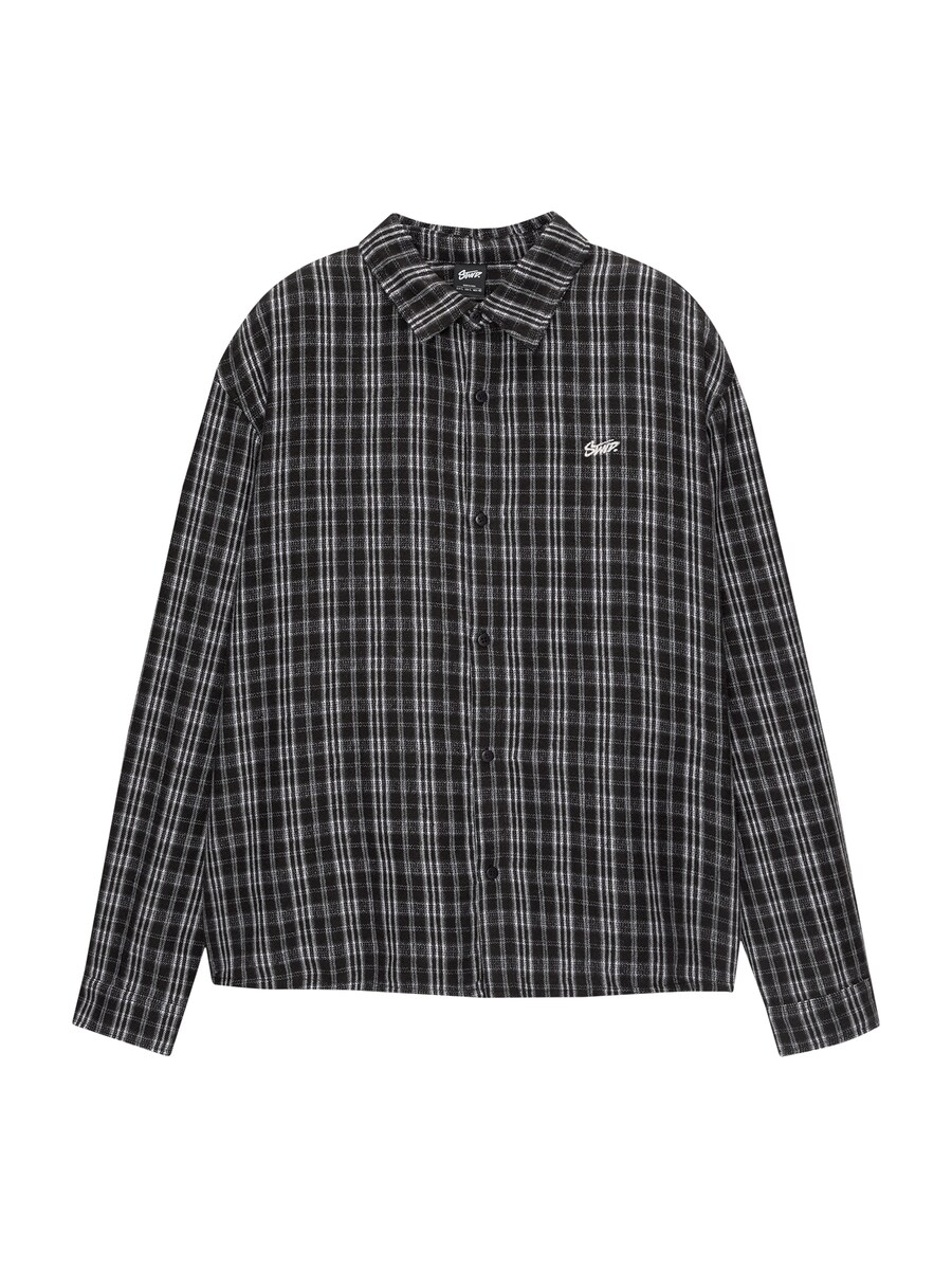 

Удобная рубашка на пуговицах Pull&Bear, черный