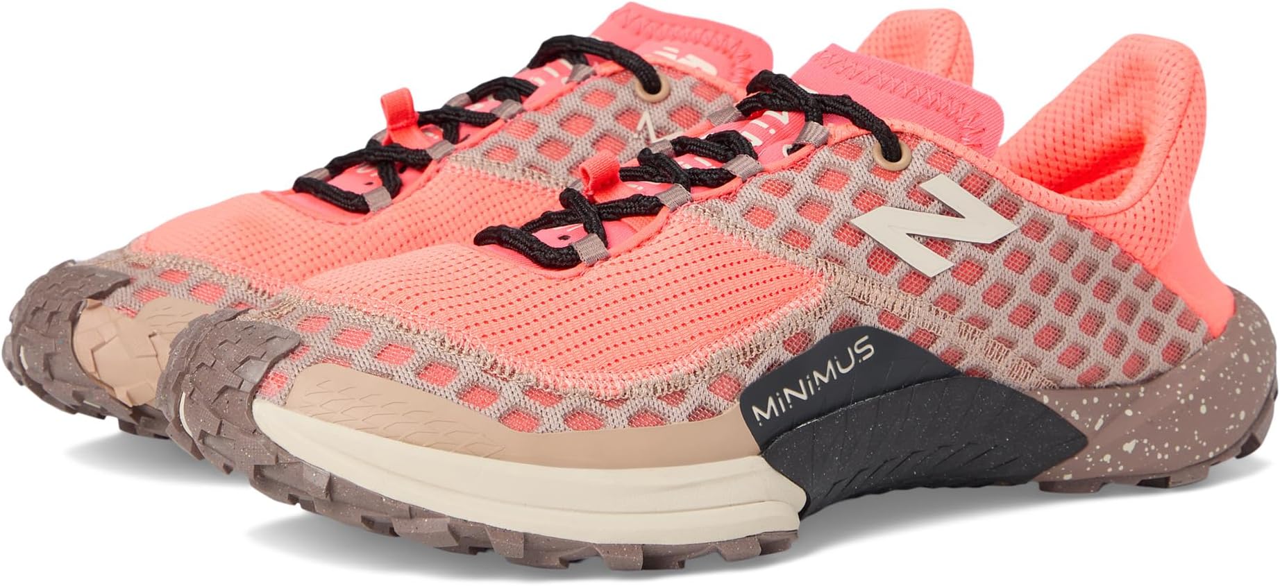 

Кроссовки New Balance Minimus Trail, цвет Urgent Red/Flat Taupe/Bisque